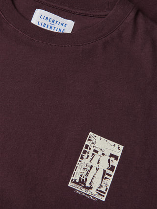 T-shirt Beat Bistro - Deep Plum