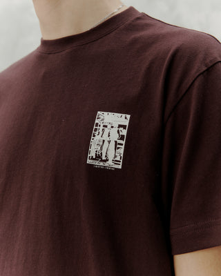 T-shirt Beat Bistro - Deep Plum