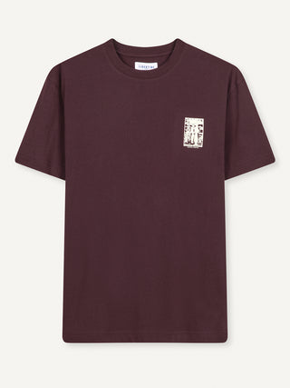 T-shirt Beat Bistro - Deep Plum