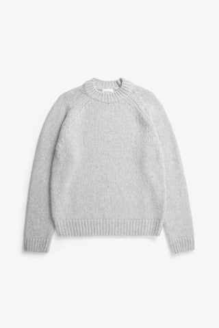 Norse Projects - Birger Wool Raglan - Light Grey Melange