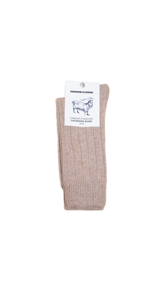 Homecore - Cashmere socks - Soybean