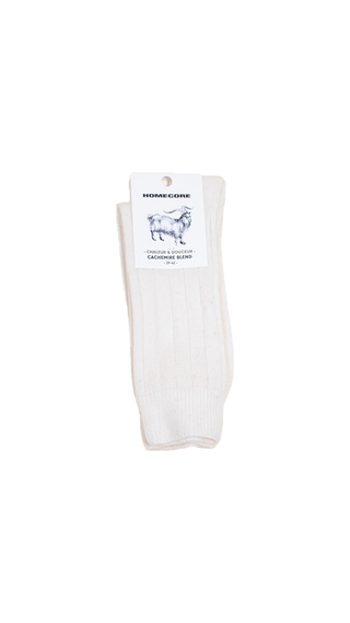 Homecore - Cashmere socks - Cream