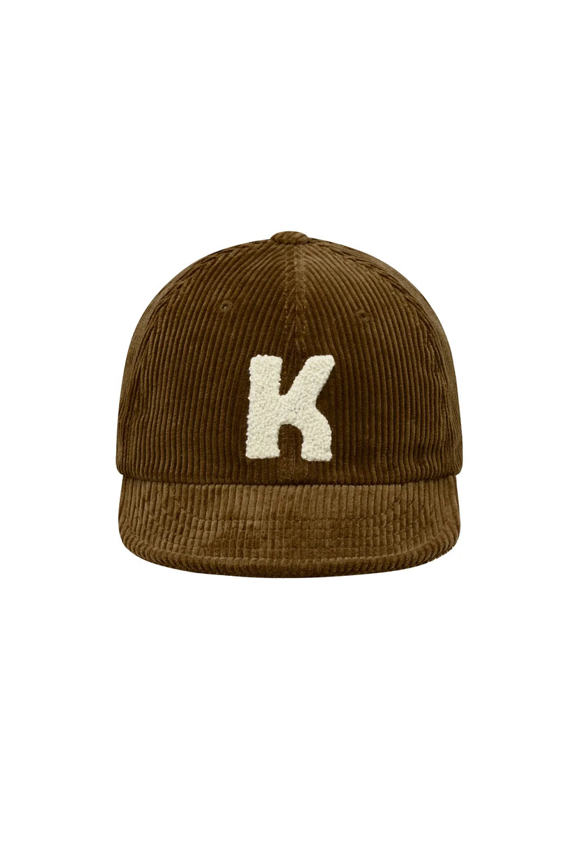Corduroy Logo Cap - Brown