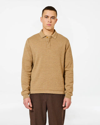 Homecore - Nemesis Long Sleeves Merino Polo - Beige