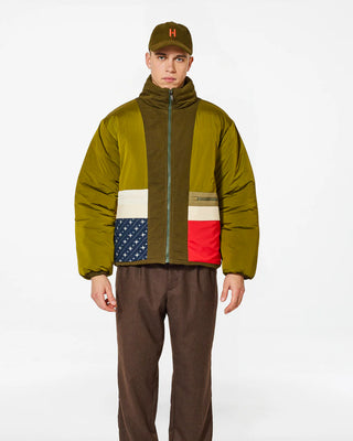 Homecore - Tobias Peach Puffer Jacket - Khaki