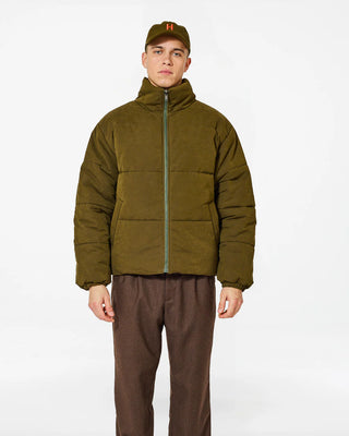 Homecore - Tobias Peach Puffer Jacket - Khaki