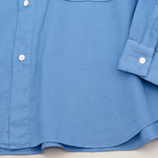 Still by hand - Garment-dye over shirt - Sky blue
