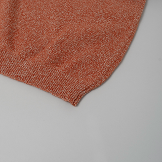 7G Melange Pullover - Melange Orange