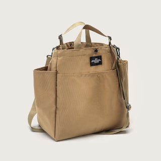 Carry-all Beach Bag Canvas Nylon - Khaki