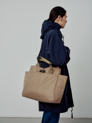 Bags In Progress - Carry-all Beach Bag - Dark Beige Puffer