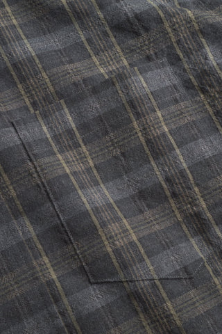 Norse Projects - Ole Oversized Wool Check Shirt - Charcoal Grey