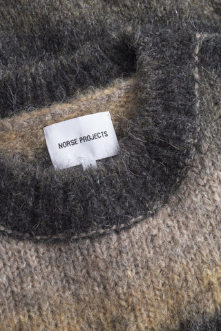 Norse Projects - Jonas Gardient Alpaca Sweater - Utility Khaki