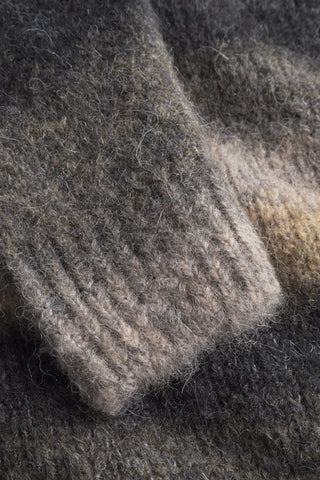Norse Projects - Jonas Gardient Alpaca Sweater - Utility Khaki