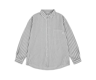 Kappy - Melange Strip Shirt - Gray
