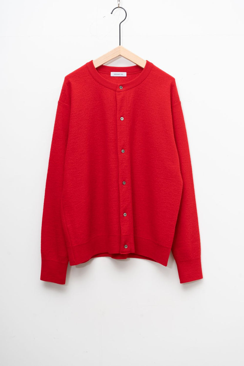 Ordinary Fits - KN008 - C/N Cardigan Red