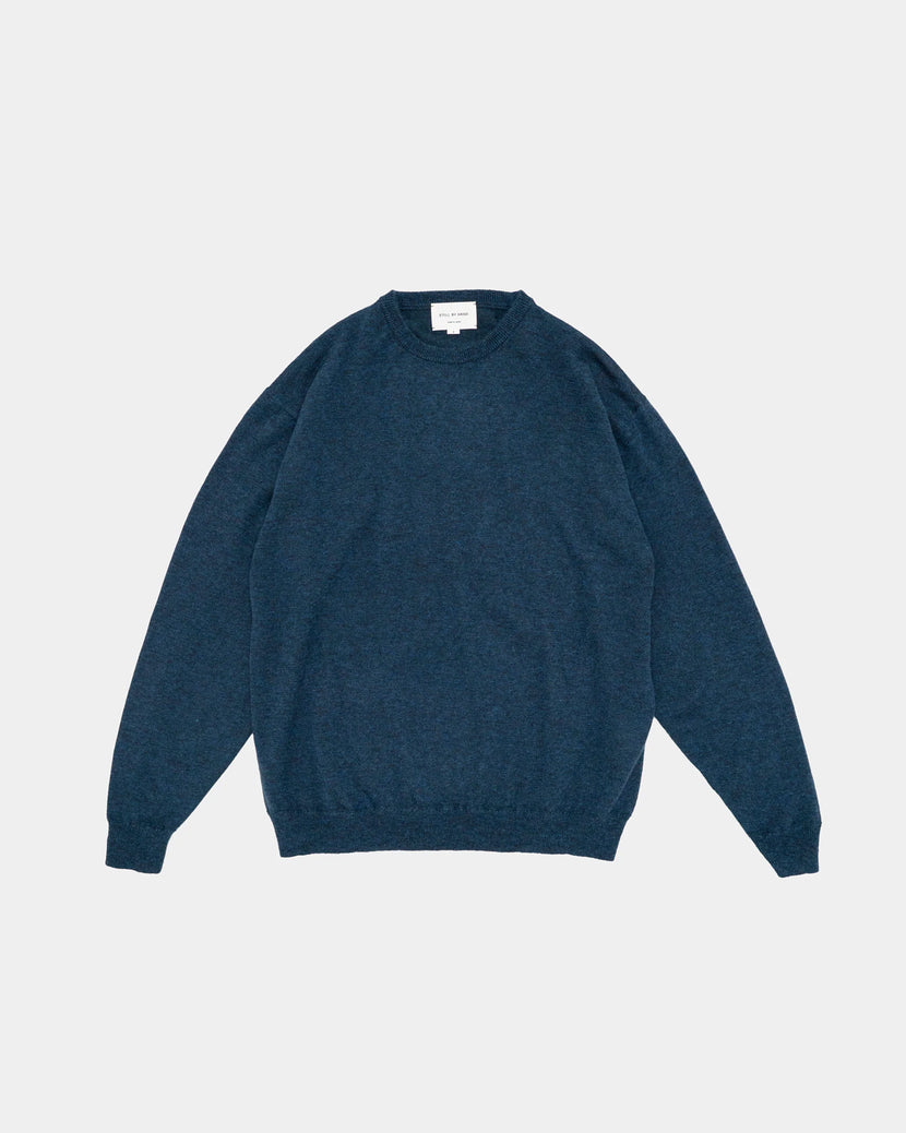 Wool Mohair Pullover - Dusty Blue