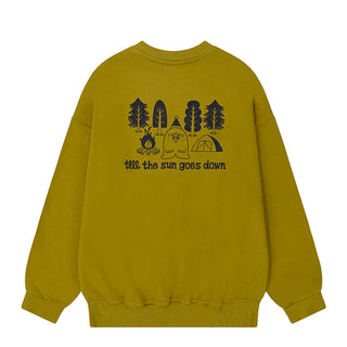 Kappy - Yeti fluff Sweat shirt - Mustard