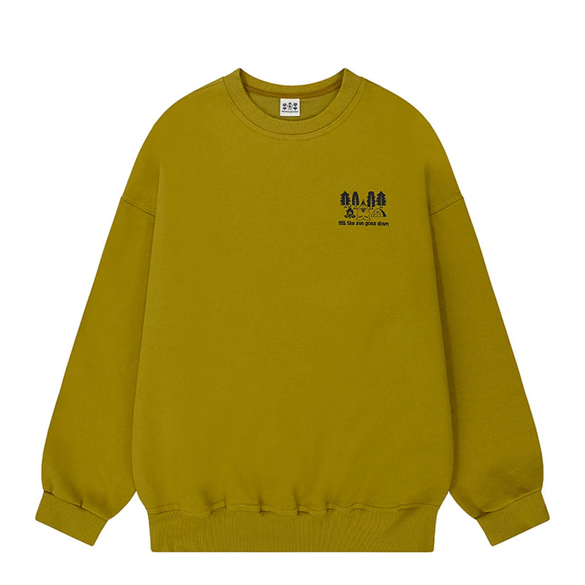 Kappy - Yeti fluff Sweat shirt - Mustard