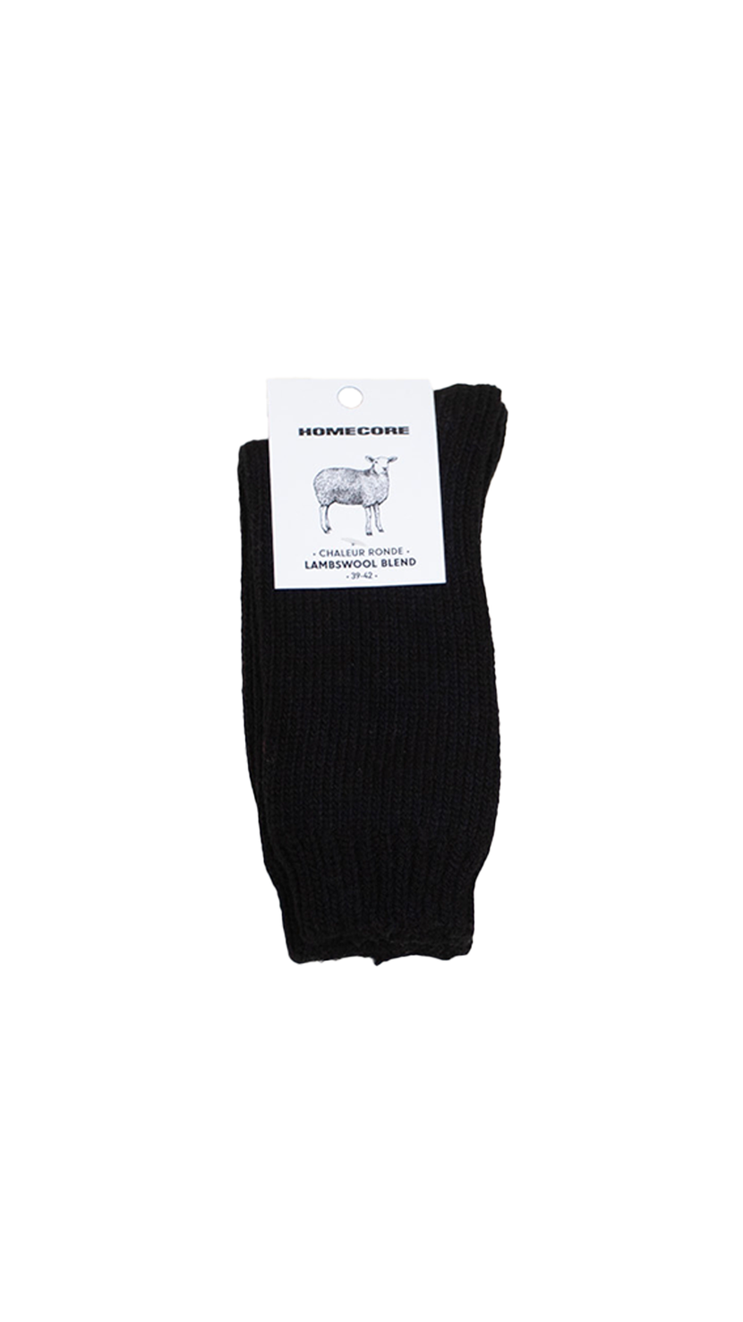 Homecore - Wool socks Rustic - Black