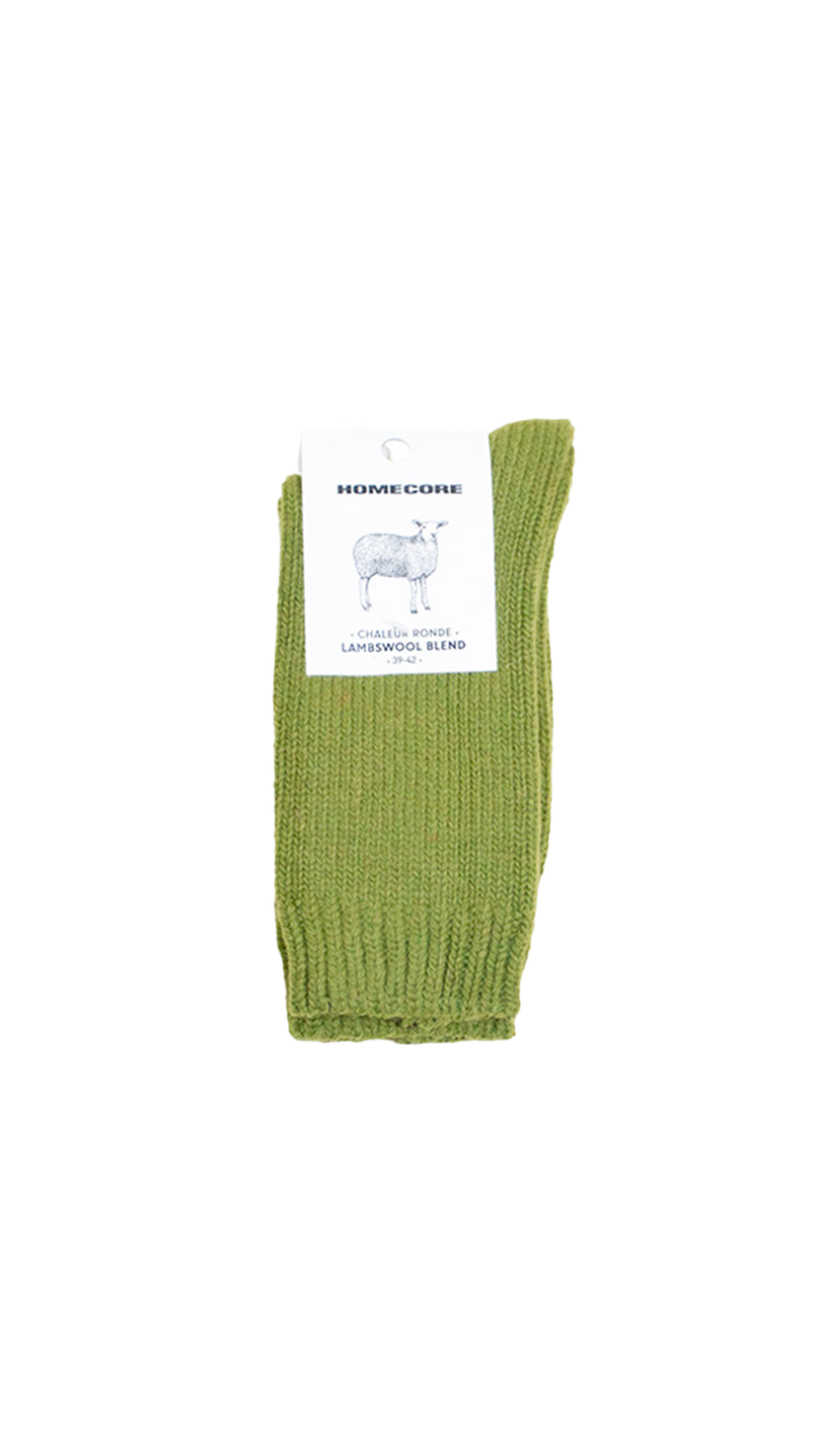 Homecore - Wool socks Primary - Green