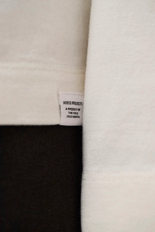 Isefjord Compact Cotton LS T-shirt - Ecru