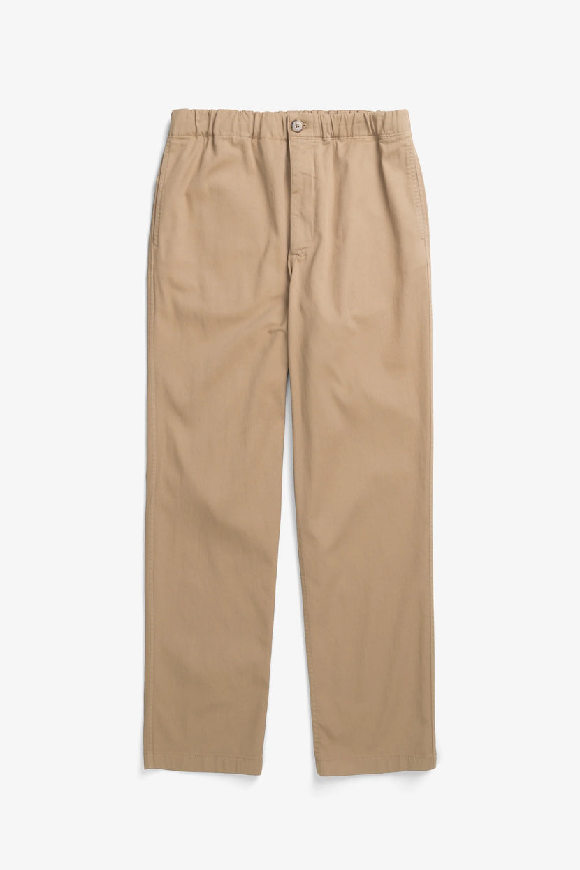 Trysil Regular Organic Stretch Twill Trouser - Utility Khaki