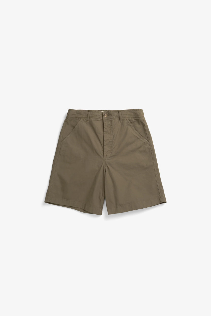 Norse Projects - Kvitfjell Relaxed Cotton Twill Short - Olive Night