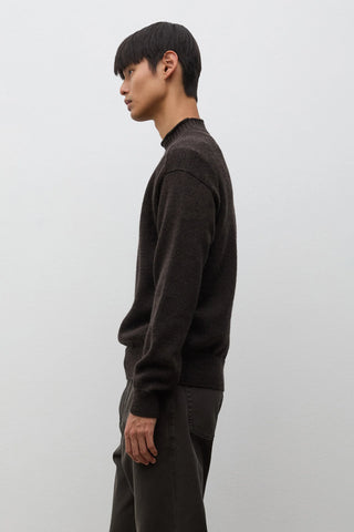 Sagvatnet Wool Roll Neck Sweater - Delicioso Brown