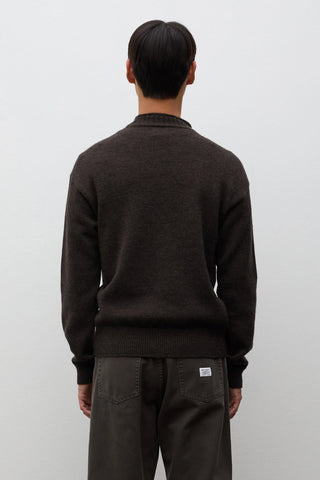 Sagvatnet Wool Roll Neck Sweater - Delicioso Brown