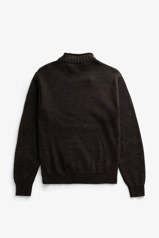 Sagvatnet Wool Roll Neck Sweater - Delicioso Brown