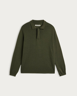 Nemesis Merino Polo - Khaki