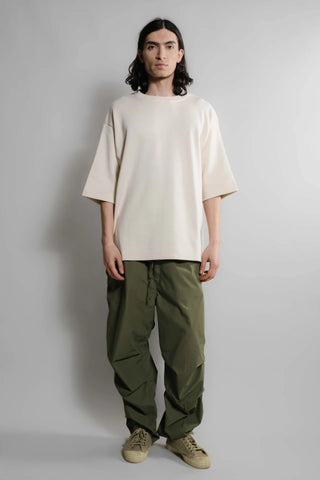 Nitto knitwear - Vahé manches courtes - Naturel