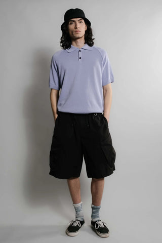 Nitto knitwear - SEVAN polo - violet