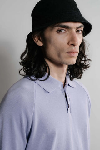 Nitto knitwear - SEVAN polo - violet