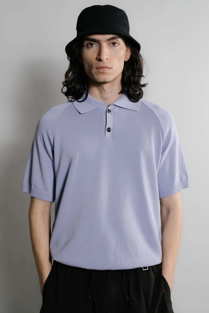 Nitto Knitwear - SEVAN polo shirt - violet