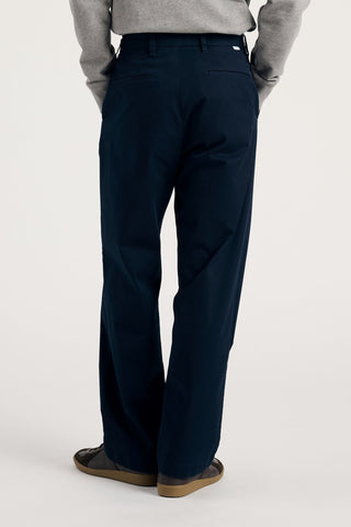 Norse Standard Wide Chino - Dark Navy