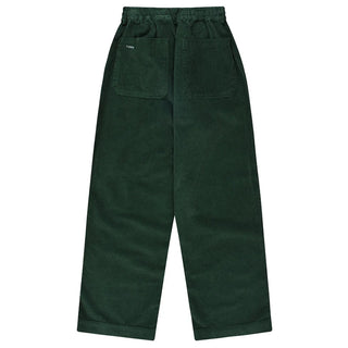 One Tuck Fatigue Corduroy Pants - Forest