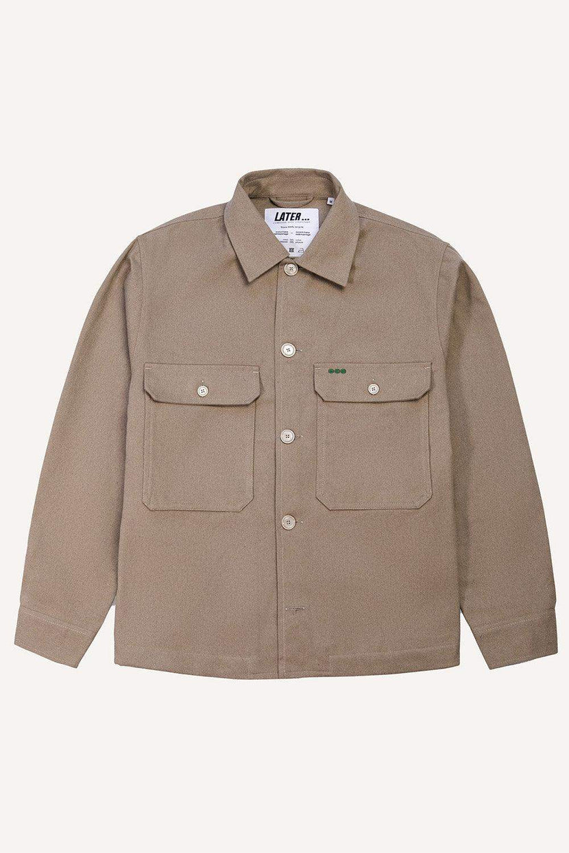LATER... - Blouson Worker Beige