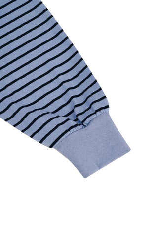 Pigment Stripe Long Sleeve - Blue