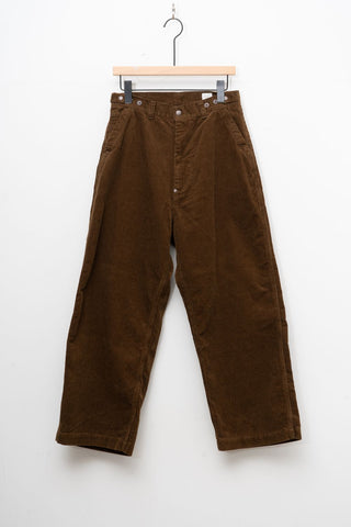 Ordinary Fits - PT009 - Corduroy Bell Pants Brown