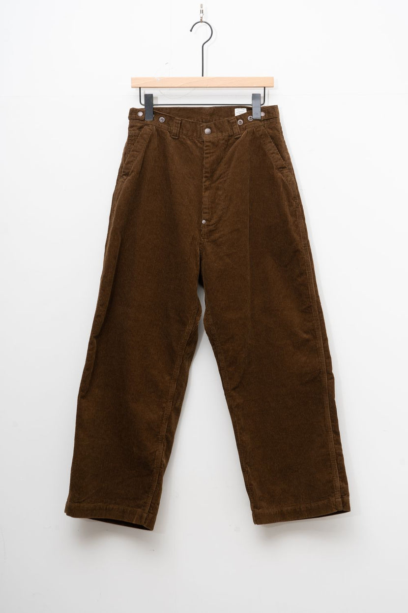 Ordinary Fits - PT009 - Corduroy Bell Pants Brown