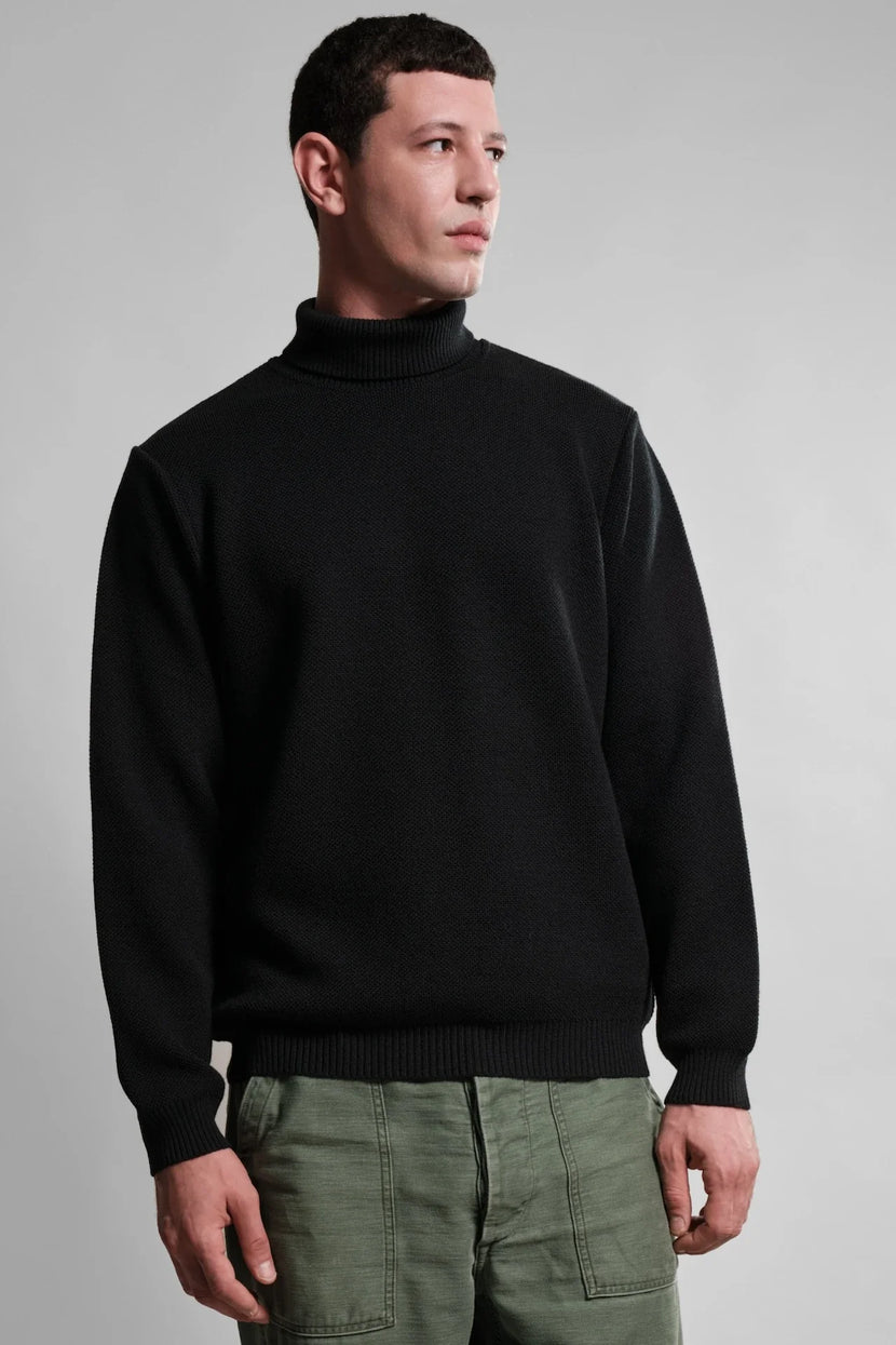 Youri Pull Col Roulé - Noir
