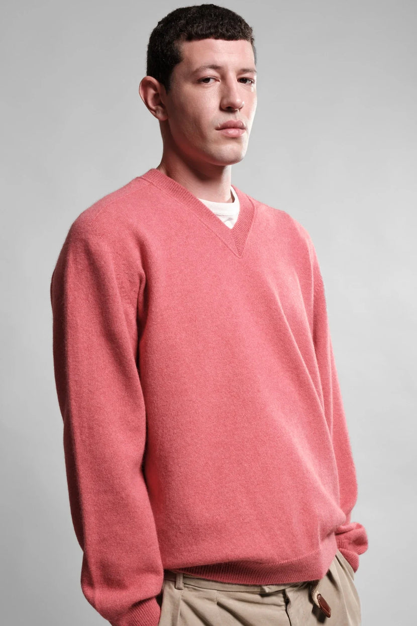 Armen Pull Col V - Rose Lipstick