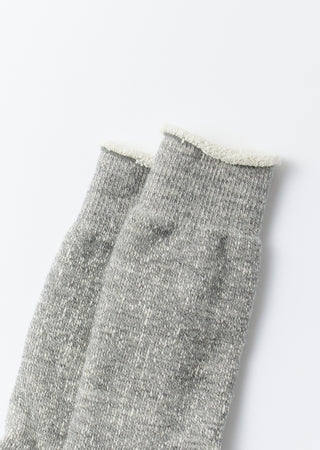Rototo - R1001 Double Face Crew Socks - M.Gray