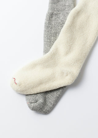 Rototo - R1001 Double Face Crew Socks - M.Gray