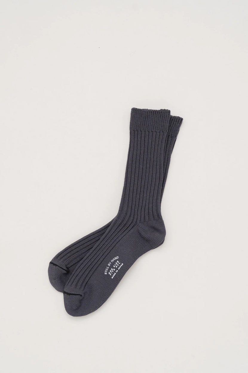 BMP Cotton socks - Blue Charcoal