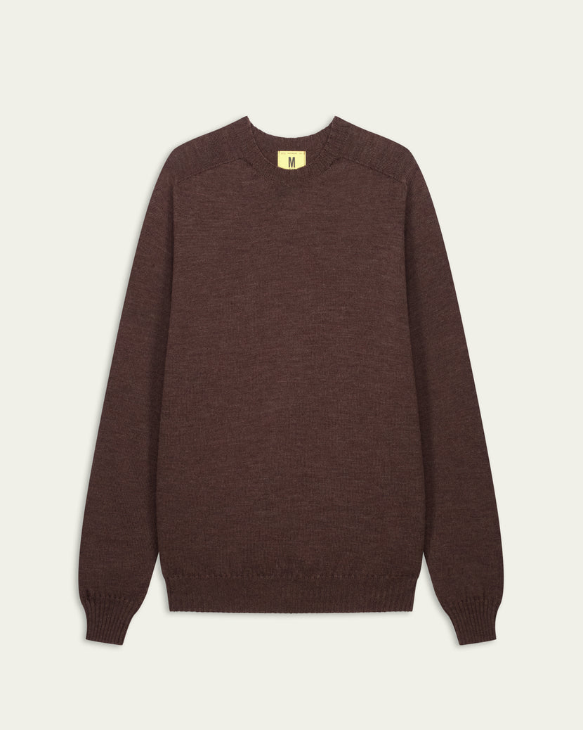 Nitto Knitwear - Aris Pull col rond - Marron