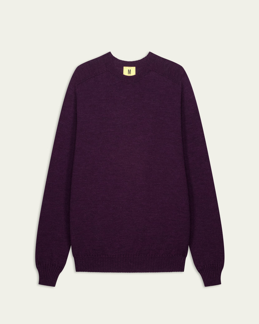 Nitto Knitwear - Aris Pull col rond - Prune