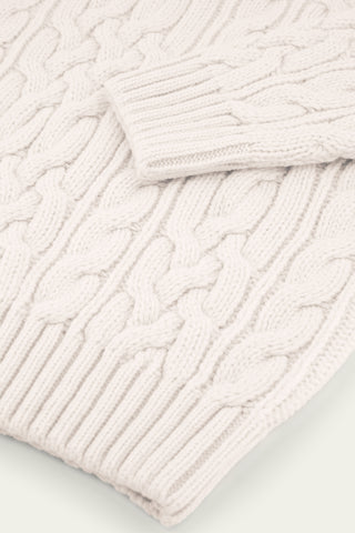 Nitto knitwear - Ohannes Pull col rond - Ecru