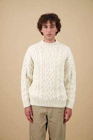 Nitto knitwear - Ohannes Pull col rond - Ecru